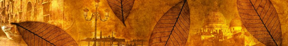 Скинали — Коллаж Венеция и листья