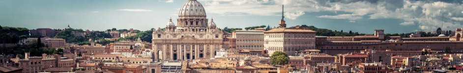 Скинали — Панорамный вид на Рим с базиликой Святого Петра в Ватикане