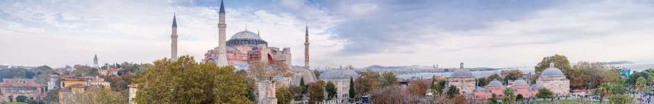 Скинали — Вид на собор Святой Софии, Стамбул