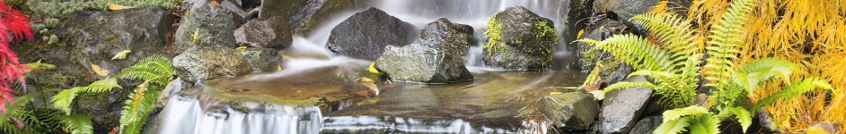 Скинали — Водопад, японский клен осенью