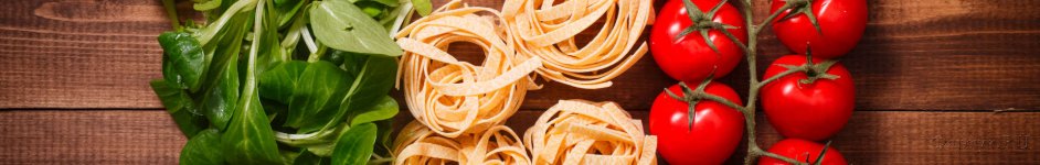 Скинали — Спагетти и помидоры с зеленью