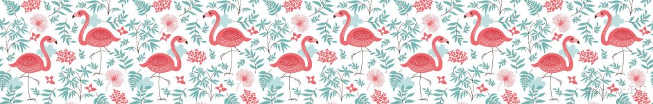 Скинали — Рисованные фламинго