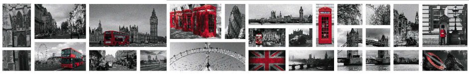 Скинали — Коллаж Лондон в красном