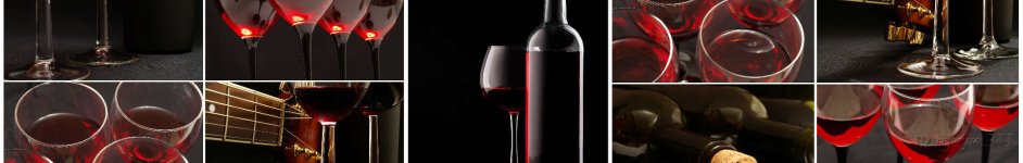 Скинали — Красное вино в бокалах и бутылках