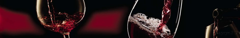 Скинали — Черно-красный коллаж винных фужеров