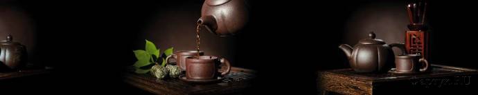 Скинали — Коллаж из коричневых чайников