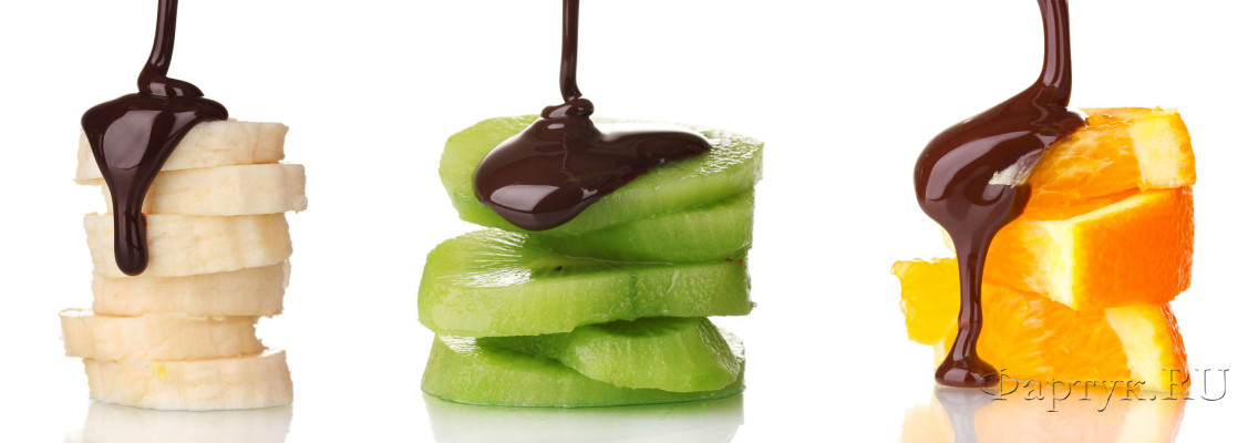 Скинали — Кусочки фруктов в шоколаде