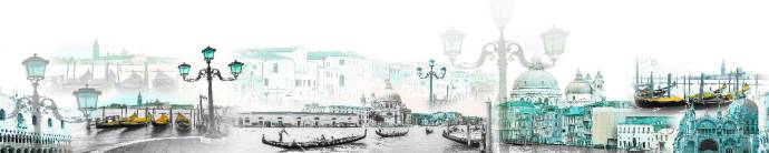 Скинали — Венеция с гребными лодками на переднем плане
