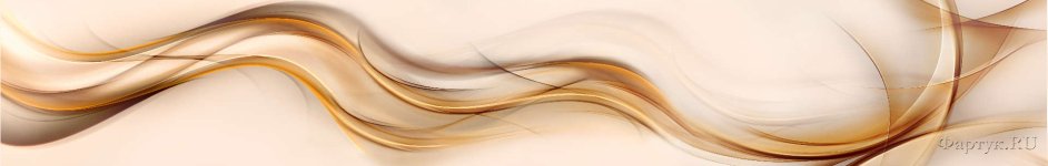 Скинали — Золотые современные яркие волны 