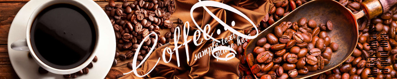 Скинали — Кофе и россыпь кофейных зерен на фоне коричневого шелка