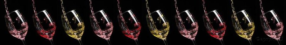 Скинали — Бокалы с красным, белым и розовым вином