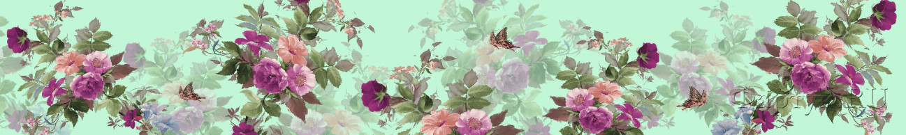 Скинали — Панорамный вид на весенние цветы