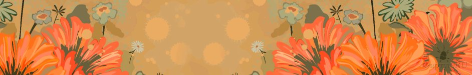 Скинали —  Красочный абстрактный цветочный узор